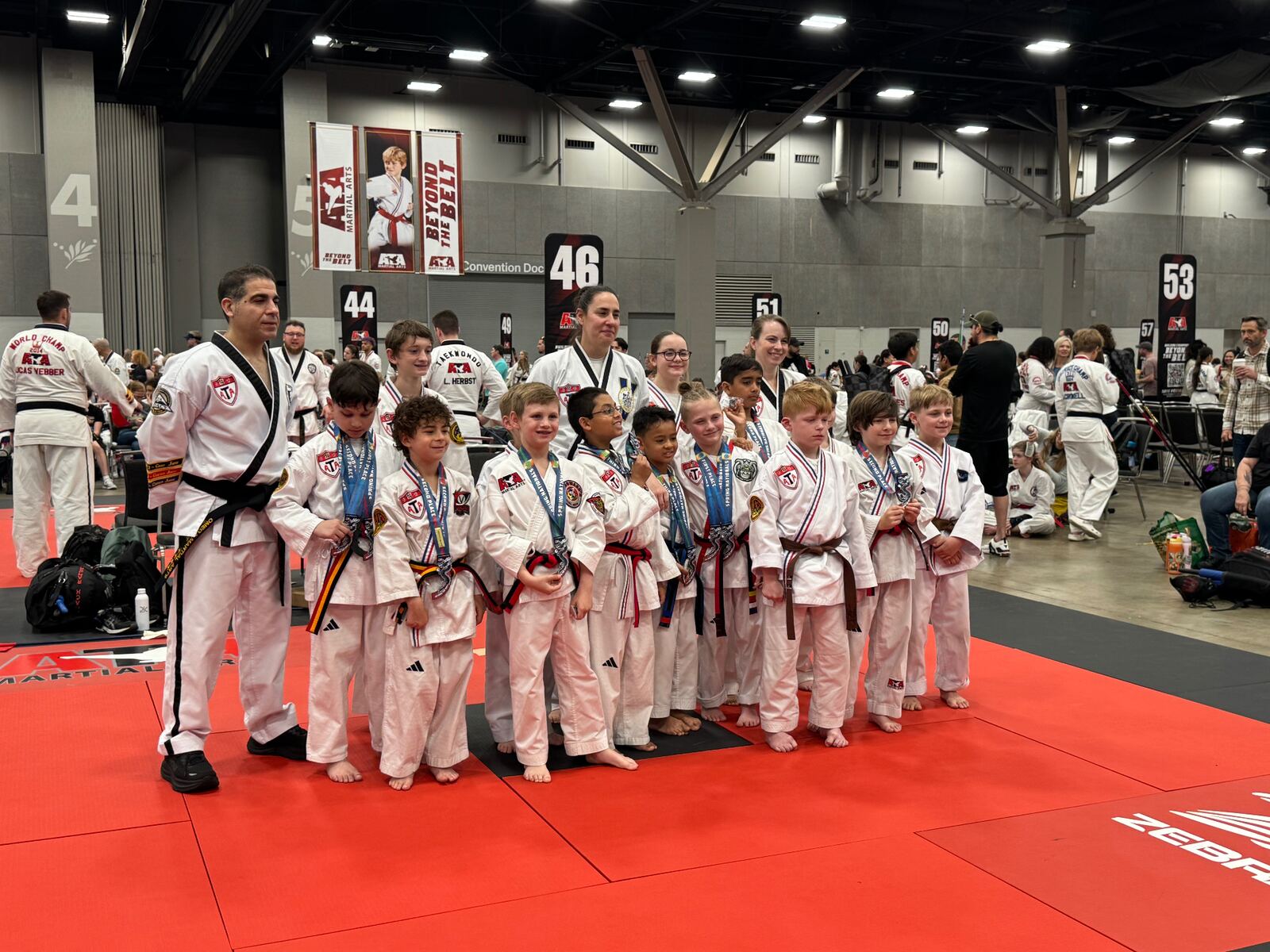 Forge Taekwondo team at ATA tournament